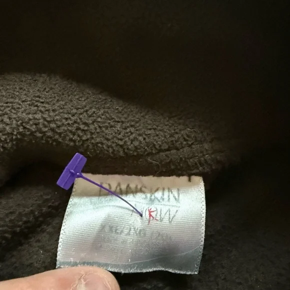 Danskin super cute dark brown fall fleece zip up women’s athletic jacket… - Picture 2 of 5